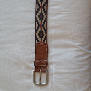La Matera Geometric Pattern Belt - 34